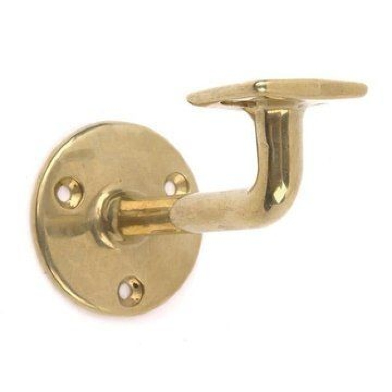 Restorers Solid Brass Handrail Bracket