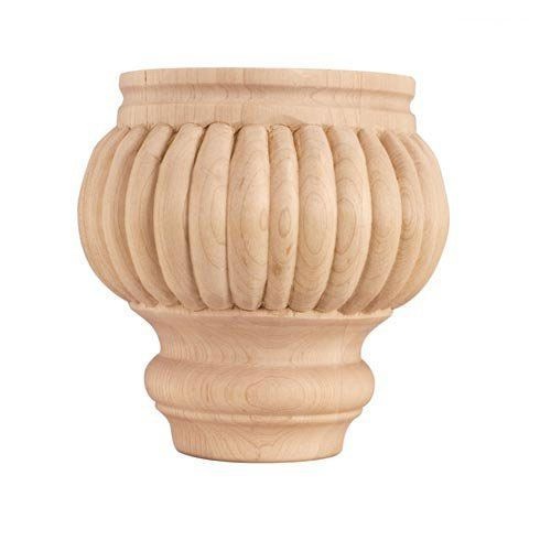 Legacy Heritage Reeded Turned Bun Foot