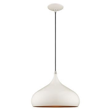 Livex Lighting 13 3/4 Inch Metal Shade Mini Pendant