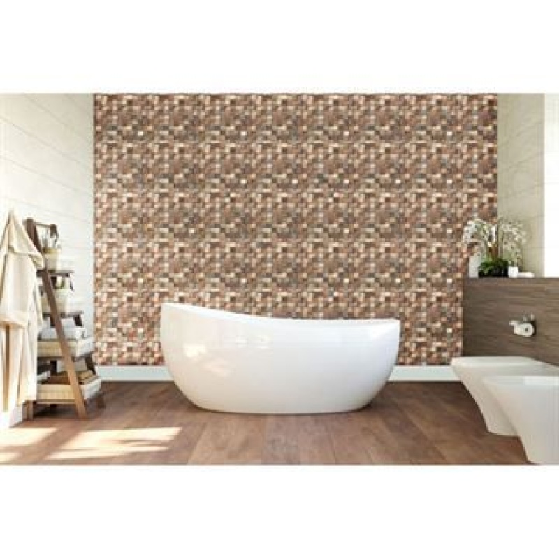 Restorers Architectural Ancient Boat Wood Mosaic Wall Tile
