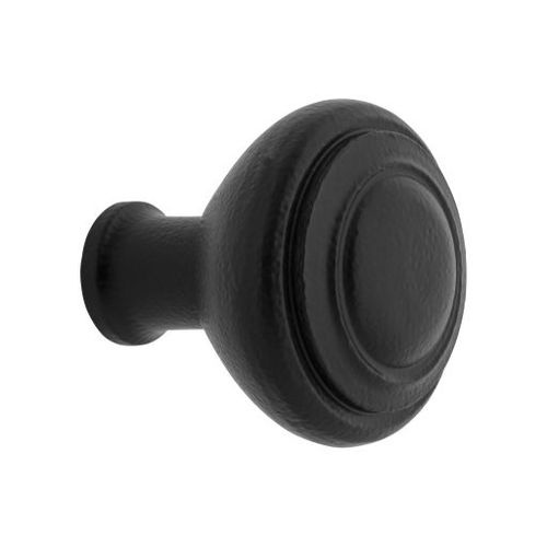 Ageless Iron Turret Ringed Cabinet Knob