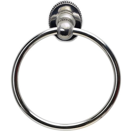 Carpe Diem Classic Beaded Smooth Full Towel Ring