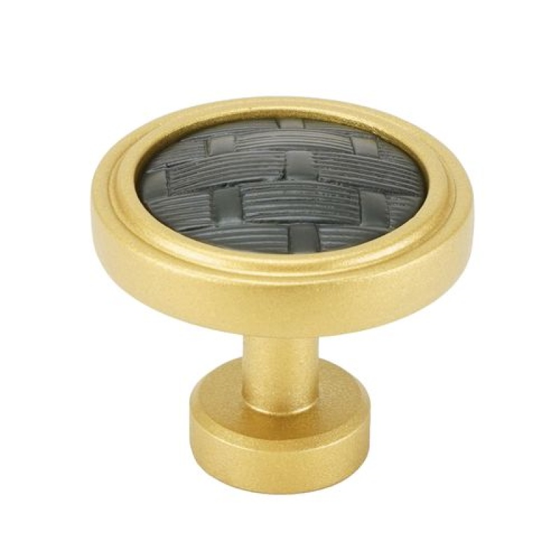 Carpe Diem Spectra Weaves Gold And Black Knob