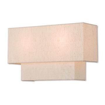 Livex Lighting Claremont 13 Inch Oatmeal Wall Sconce
