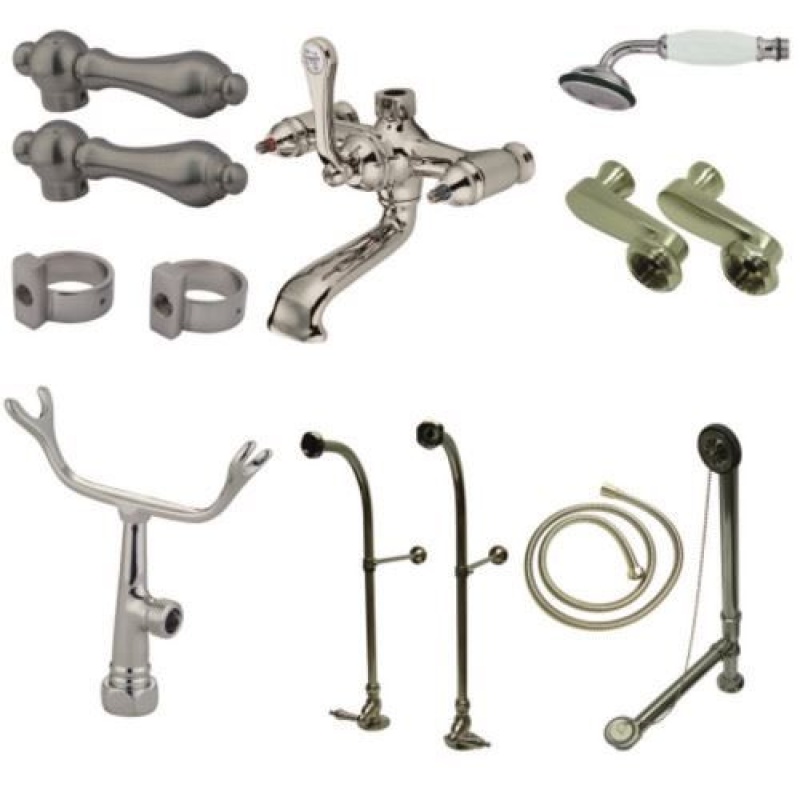 Restorers Vintage Freestanding Tub Package & Supply Lines