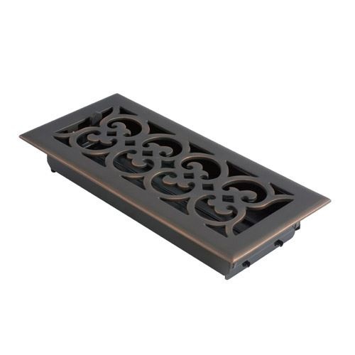Brass Accents Scroll Register Vent