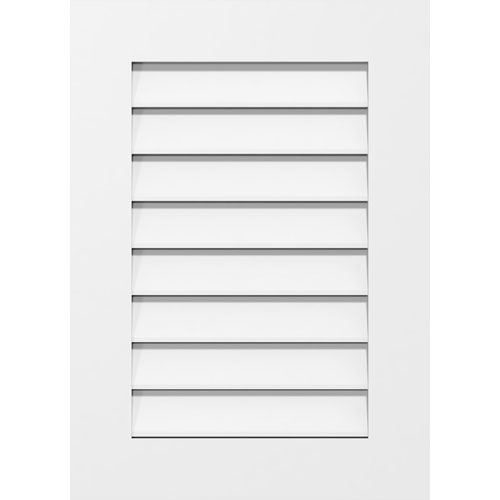 Restorers Architectural Vertical Standard Frame PVC Gable Vent