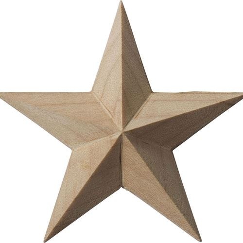 Restorers Architectural Galveston Star Rosette Applique