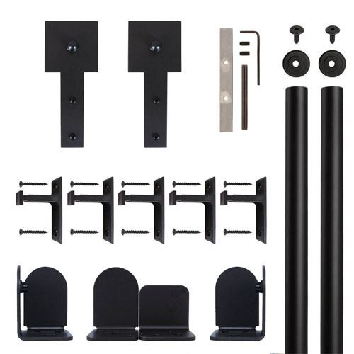 Quiet Glide Cube Stick Rolling Door Hardware Kit