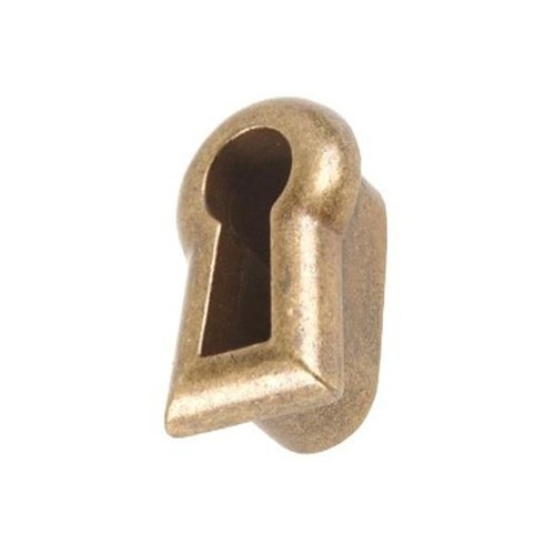 Restorers Cast Brass Keyhole Escutcheon - Premium Decorative Hardware for Furniture Restoration and Construction