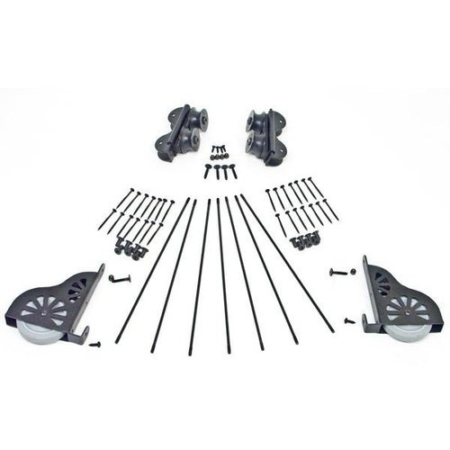 Quiet Glide Library Ladder Hardware Kit With Brake