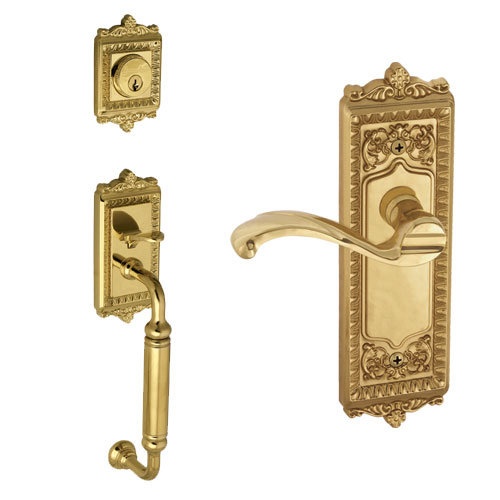 Grandeur Windsor C-Grip Thumblatch To Portofino Lever Entry Set