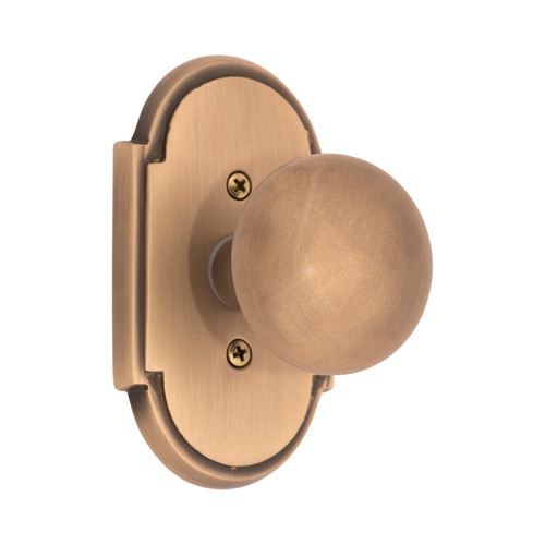 Brass Accents Palladian Interior Door Set with Netropol Knobs