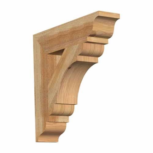 Restorers Rustic Olympic Traditional Bracket - Rustic Wooden Bracket