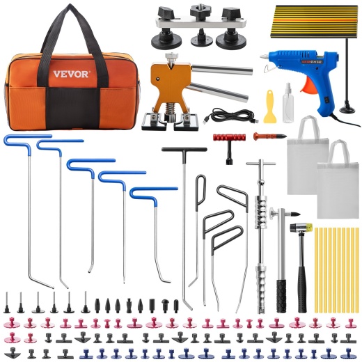 Vevor Paintless Dent Removal Rods - 89 Pcs Paintless Dent Repair Tools Kit