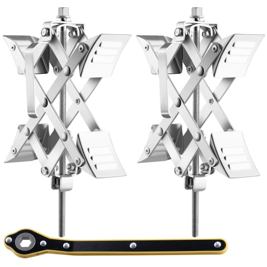 Vevor Camper Wheel Chock Stabilizer - X-Shaped RV Stabilizer Wheel Chock for Campers Travel Trailers Trucks