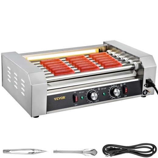 Vevor Hot Dog Roller - 18 Hot Dog Capacity, 1050W