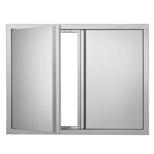 Vevor BBQ Access Door - 31W x 24H Inch Double Outdoor Kitchen Door
