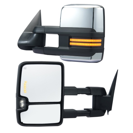 Vevor Towing Mirrors: Left & Right Pair Set for Chevrolet Silverado (2003-2007)/GMC/Cadillac