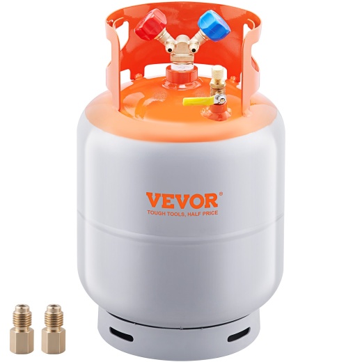 Vevor Refrigerant Recovery Reclaim 30Lb Cylinder Tank 400 Psi Liquid Rated Y Valve