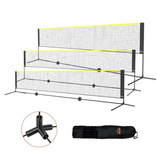 Vevor Badminton Net | Height Adjustable Volleyball Net for Indoor Outdoor Use