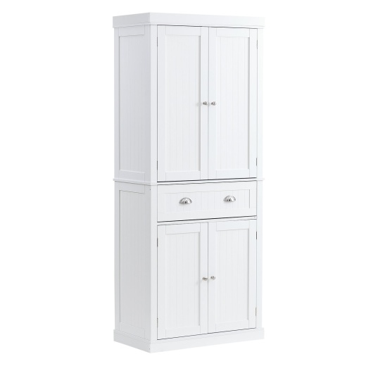 72" Kitchen Pantry Storage Cabinet