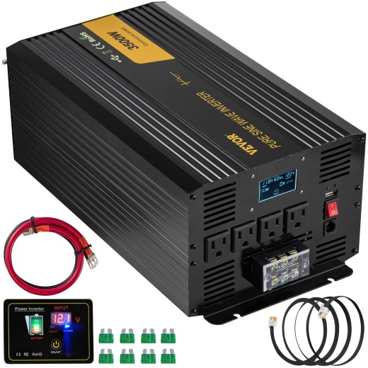 Vevor Pure Sine Wave Inverter 3500 Watt: The Ideal Power Supply Solution for Travel and Camping