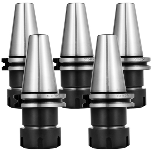 Vevor 5 Pcs Collet Set, Cat40 Er32 Collet Chuck for CNC Engraving Machine & Milling Lathe Tool