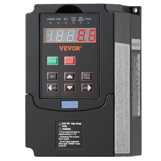 Vevor VFD 1HP 0.75KW Variable Frequency Drive for CNC Speed Control