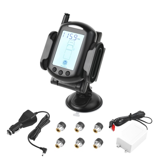 Vevor Rv Tire Pressure Monitoring System Real Time Trailer Tpms 6 Sensors