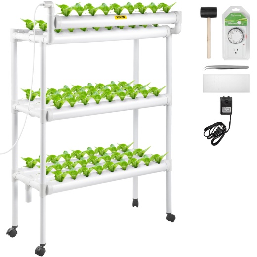 Vevor Hydroponics Growing System - 90 Sites Indoor Planting Kit