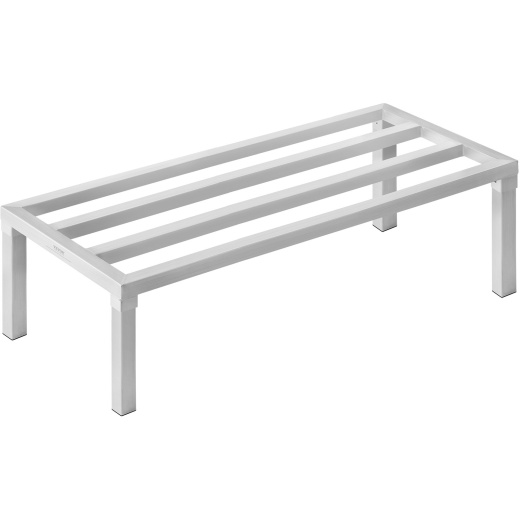 Newly Upgraded！Vevor Aluminum Dunnage Rack Stationary Dunnage Rack 48” X 20” X 12” Storage Rack