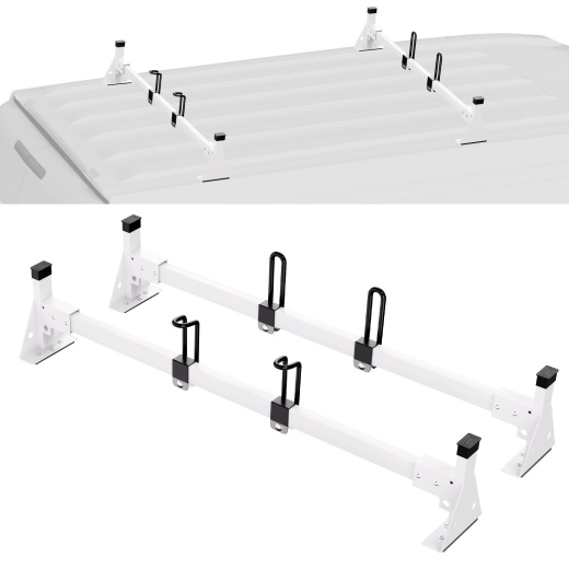 Vevor Trailer Ladder Rack Van Roof Rack For Ford Transit 150, 250, 350, 2015-2022
