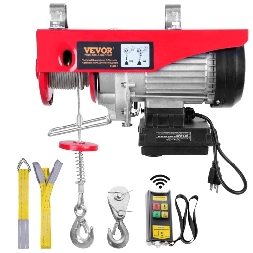 Vevor Wireless Electric Hoist - 440 Lbs 110V Electric Winch with Remote Control