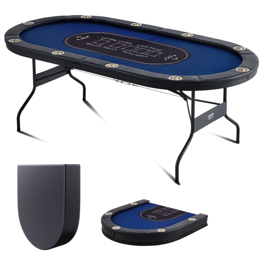Vevor 10 Player Foldable Poker Table
