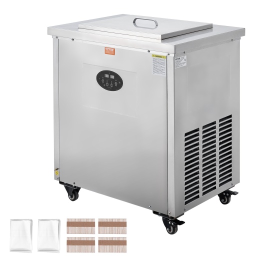 Vevor Commercial Popsicle Machine Single Mold Set - 40 Pcs Ice Pops Lolly Maker