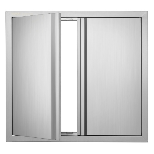 Vevor Bbq Access Door - 26W x 24H Inch Double Outdoor Kitchen Door