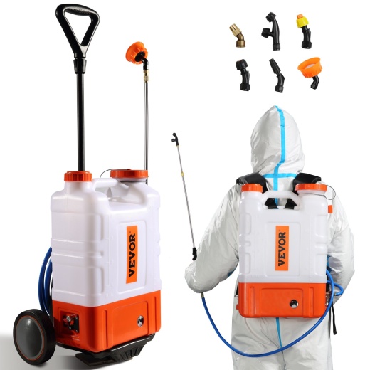 Vevor Battery Powered Backpack Sprayer with Cart