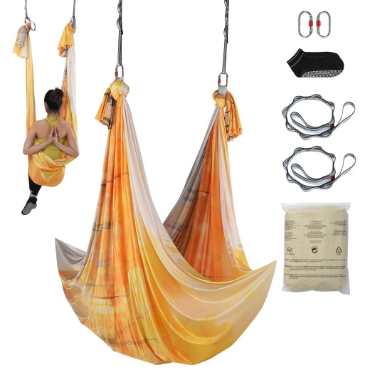 Vevor Aerial Yoga Hammock & Swing, 5.5 Yards, Aerial Yoga Starter Kit