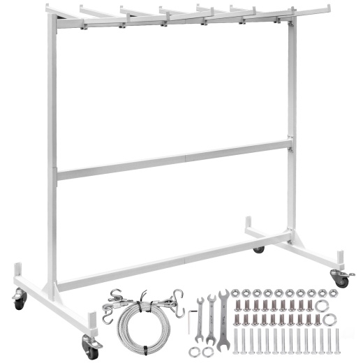 Vevor Folding Chair and Table Cart Combo - 750Lbs Capacity