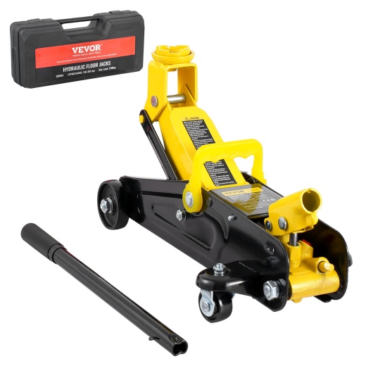 Vevor Low Profile Floor Jack 1.5 Ton Heavy Duty Single Piston Hydraulic Pump