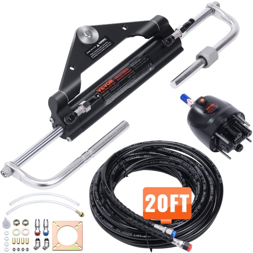 Vevor 150Hp Hydraulic Outboard Steering Kit - Ultimate Marine Control