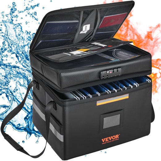 Vevor Fireproof Document Box, 2000℉ Fireproof Document Bag