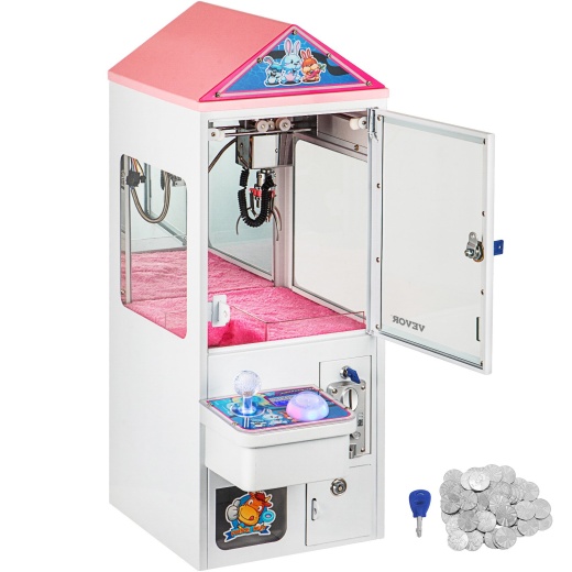 Vevor 110V Mini Claw Crane Machine - Metal Case Bar Candy Toy Catcher