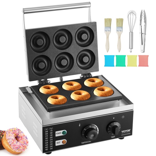 Vevor Electric Donut Maker - 1550W Commercial Doughnut Machine