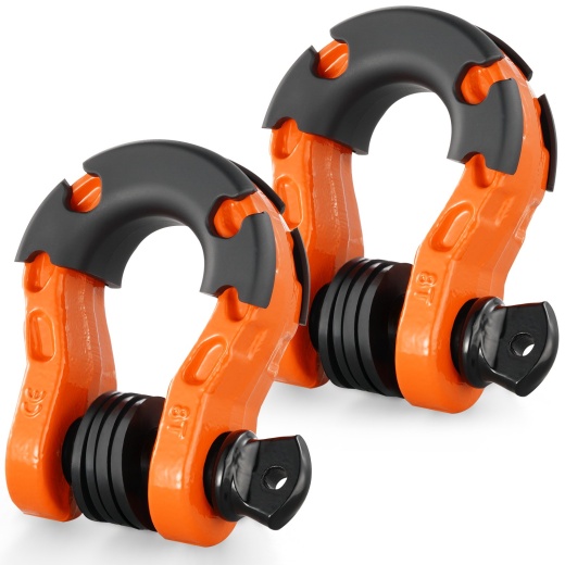 Vevor 3/4" D-Ring Shackle, 2 Pack Alloy Steel Shackles - Heavy Duty Off Road Vehicle Recovery Shackle