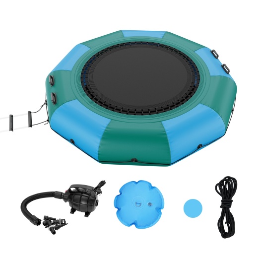 Vevor Inflatable Water Bouncer - 10Ft Recreational Water Trampoline