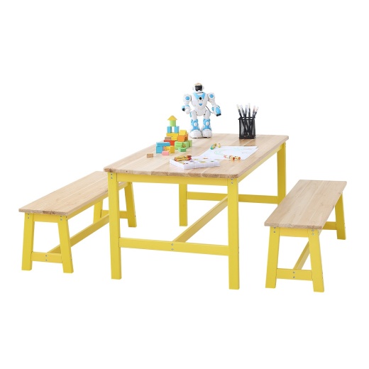 Vevor Kids Table And Bench Set