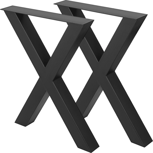 Vevor Set Of 2 Steel Table Legs - Heavy Duty Metal Dining Legs