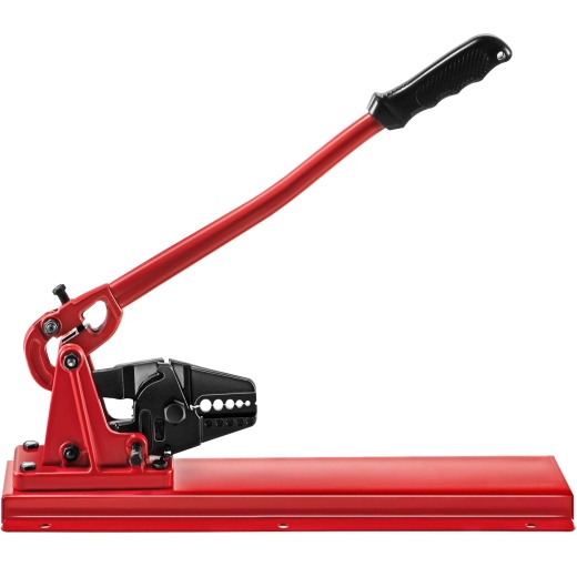 Vevor Bench Type Hand Swager, 24" Bench Type Swaging Tool, Bench Type Crimper For 1/16" 3/32" 1/8" 5/32" 3/16", Crv (Hrc 35-45 Degree) Bench Type Crimping Tool, Bench Swager Tool For Cable Wire Rope